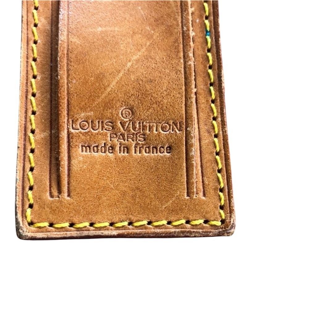 Louis Vuitton Tan Luggage Tag - Picture 2 of 4